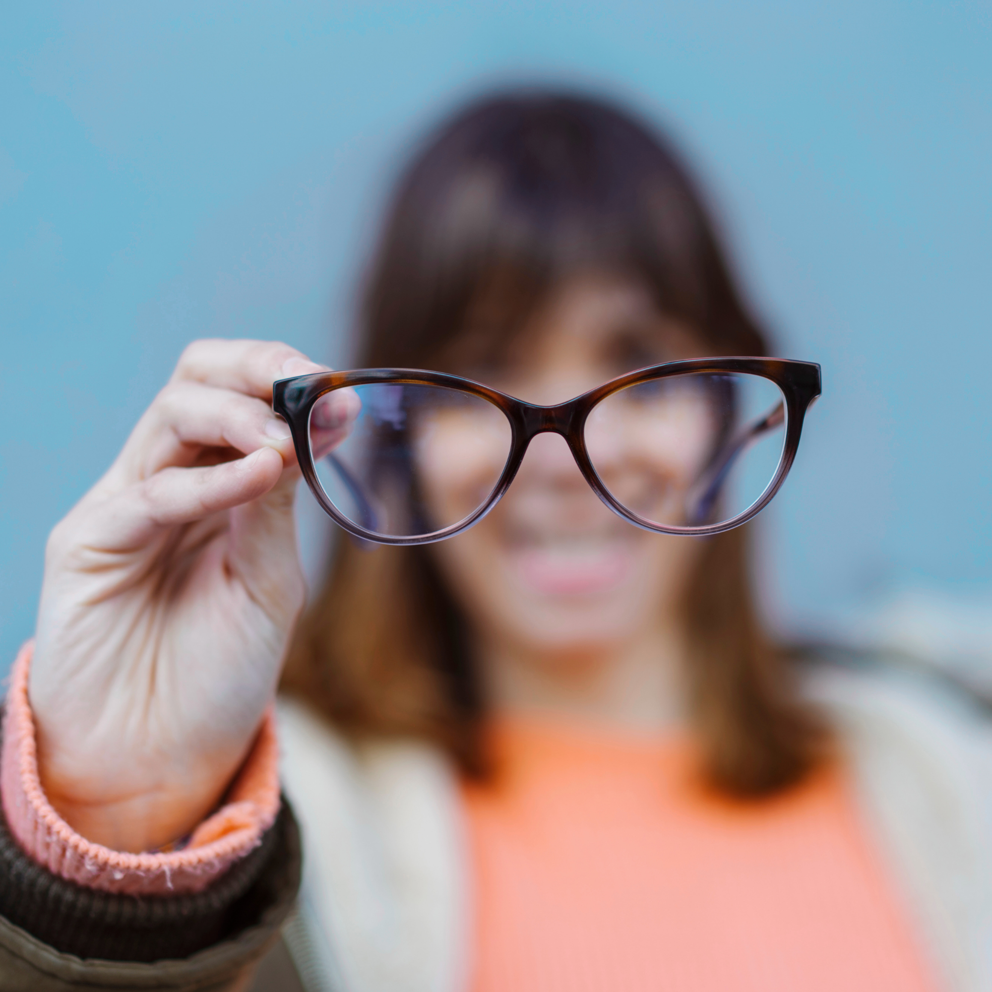 can't see clearly patient can't see clearly without glasses